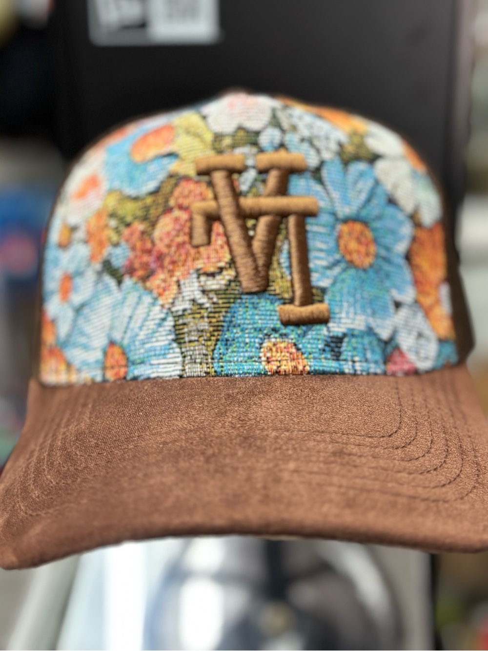 Los Angeles Dodgers Jacquard made fabric SnapBack Truckers Hat